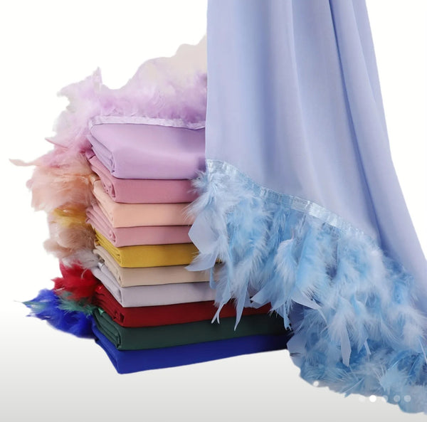 Maryam's Essential Signature Feather Chiffon Hijab