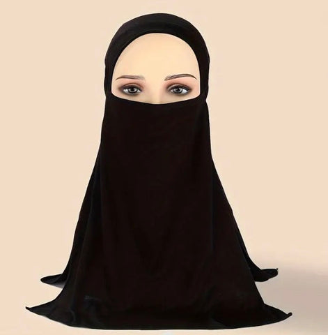 Maryam’s Diamond Style Instant One Piece With Niqab Hijab