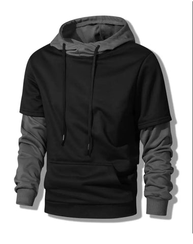 Maryam’s Essential Breathable Hood Drawstring Long Sleeves Cotton Top Tank