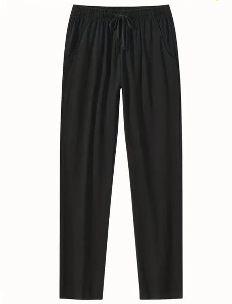 Maryam’s Essential Lightweight Breathable Drawstring Cotton Linen Loose Pant