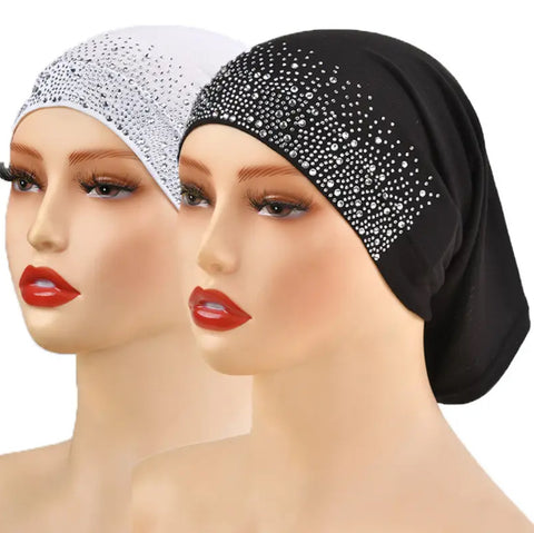 Maryam’s Essential Diamanté Elastic Head Inner Cap Set