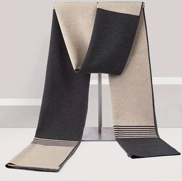 Maryam’s Essential Luxury Men Large Pure Wool Cashmere Scarf