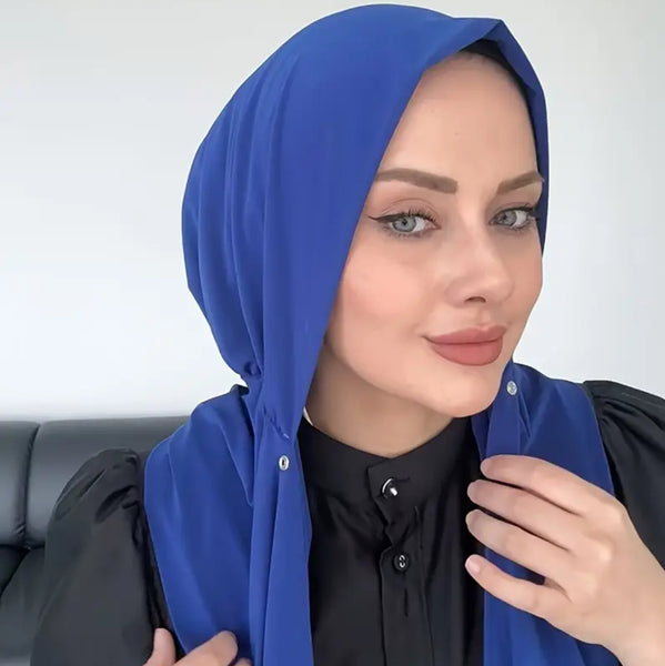 Maryam’s Essential Elastic Instant Hijab With Snap Closure