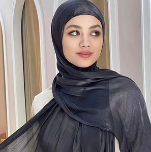 Maryam’s Essential Shimmer Shayla Thin Chiffon Hijabs/Scarves