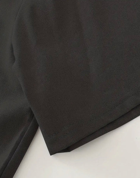 Maryam’s Essential Vintage Style Cotton Linen Short Sleeves Button Shirt