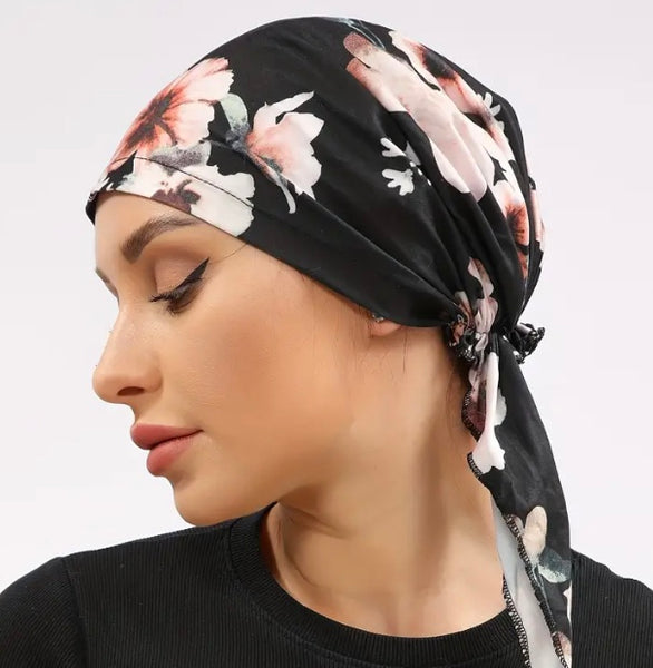 Maryam's Essential Pre-Tied Print Headscarf Hijab