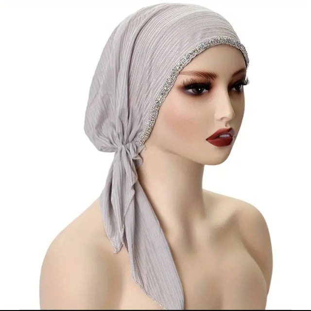 Maryam's Essential Diamanté Pre-Tied Headscarf Hijab