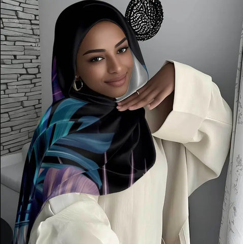 Maryam’s Essential Luxury Premium Printed Polyester Hijab