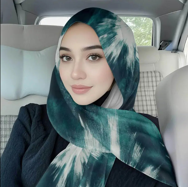 Maryam’s Essential Luxury Premium Printed Polyester Hijab