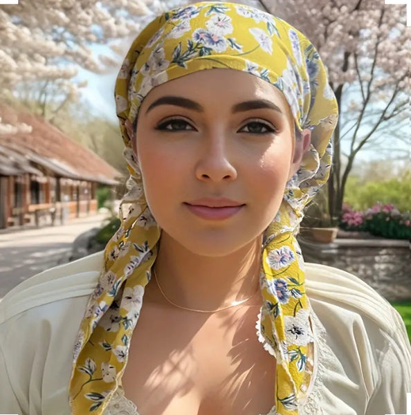 Maryam's Essential Floral Pre-Tied Print Headscarf Hijabs