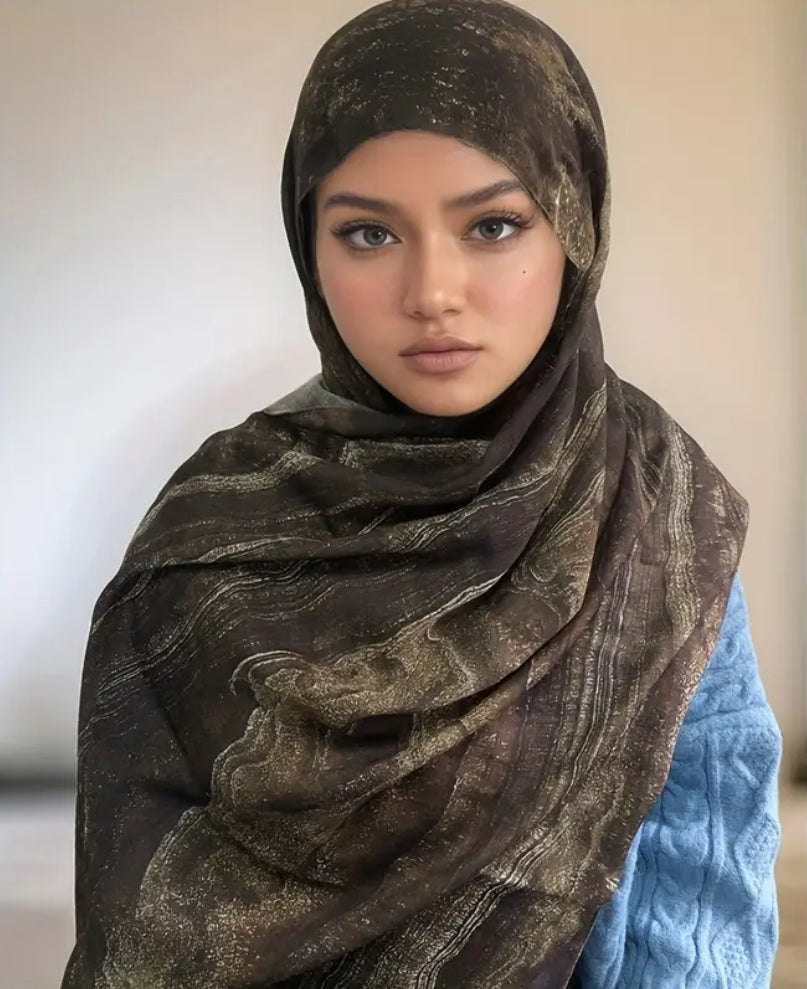 Maryam’s Essential Premium Printed Chiffon Hijab