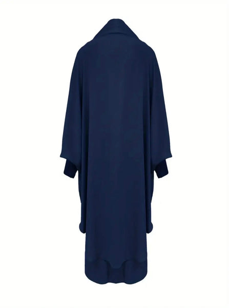 Maryam's Essential Two Piece Long Sleeves Khimar with Skirt Set