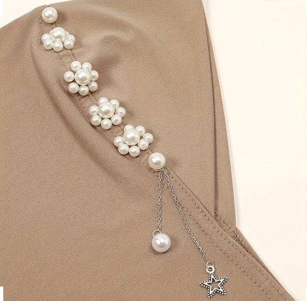 Maryam’s Essential Trendy Faux Pearls Hijabs