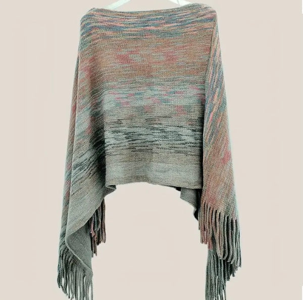 Maryam’s Essential Luxury Vintage Chic Knit Pullover with Tassels