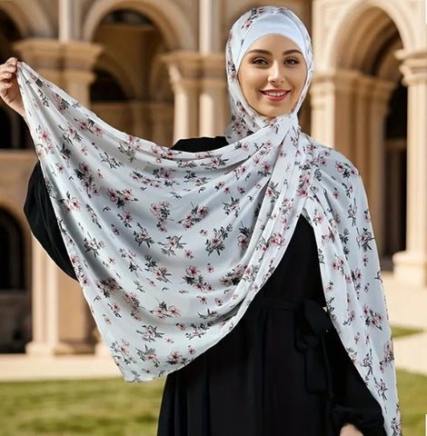 Maryam’s Essential Printed Chiffon Hijab