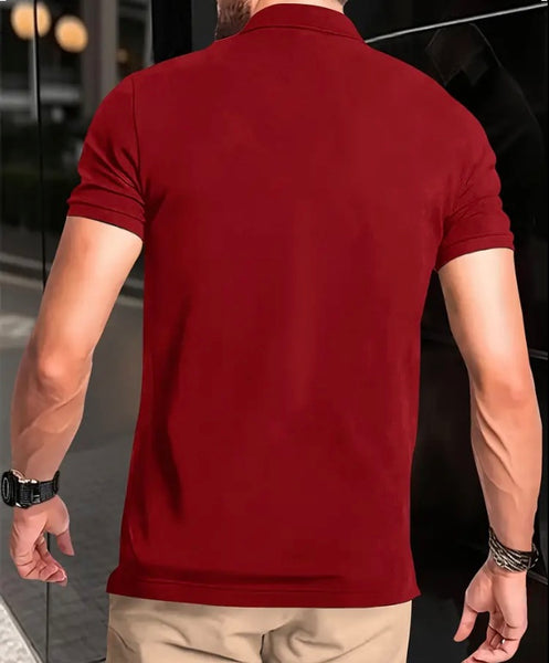 Maryam’s Essential Casual Breathable Short Sleeves Collar Shirt
