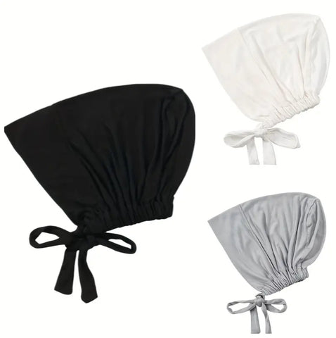 Maryam’s Essential Tie Back Drawstring Cap for Hijab Set