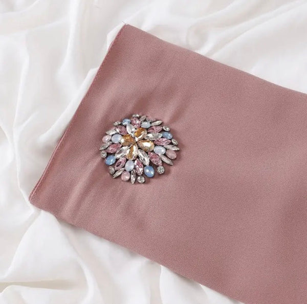 Maryam's Diamond Style Stunning Luxury Chiffon Hijab/Shawl