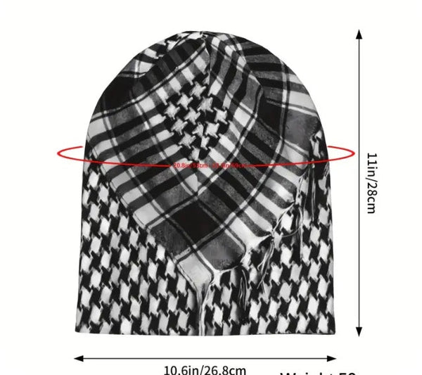 Maryam’s Essential Unisex Arab Premium Cotton Shemagh Cap