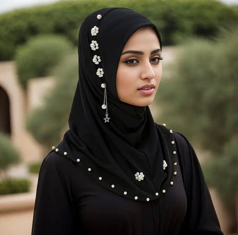 Maryam’s Essential Trendy Faux Pearls Hijabs