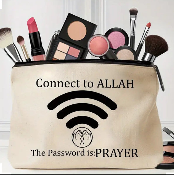 Maryam’s Essential Luxury “Connect with Allah” Multifunctional Eco - Friendly Pouch