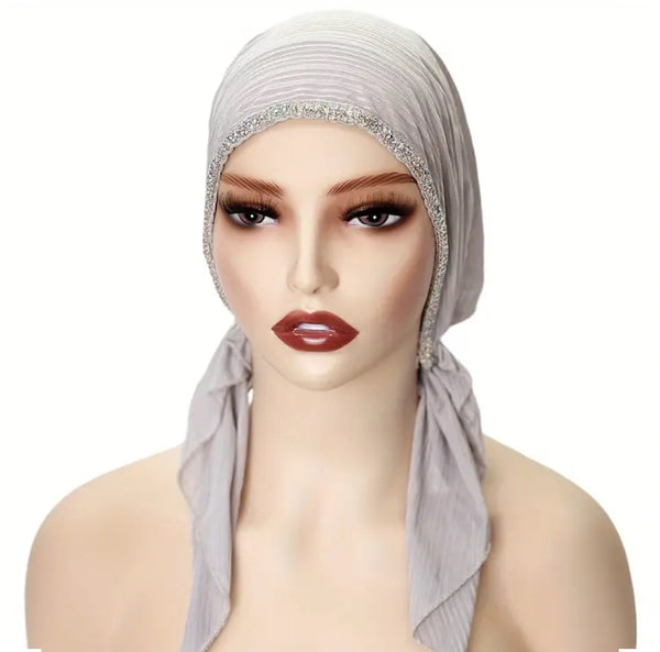 Maryam's Essential Diamanté Pre-Tied Headscarf Hijab