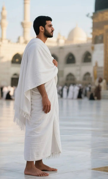 Maryam’s Essential Men’s Ihram Towel for Umrah & Hajj Pilgrimage