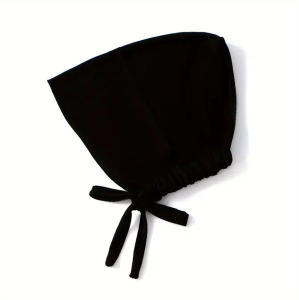 Maryam's Essential Fake Collar & Tie Back Drawstring Cap for Hijab Set