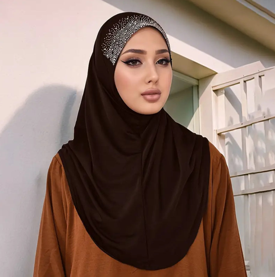 Maryam's Essential Diamanté One Piece Hijab
