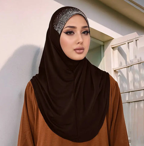 Maryam's Essential Diamanté One Piece Hijab