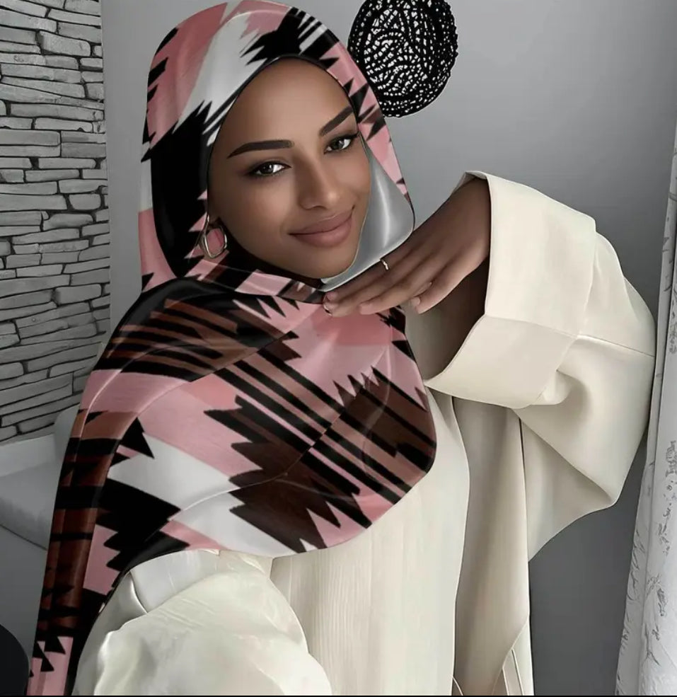 Maryam’s Essential Luxury Premium Printed Polyester Hijab