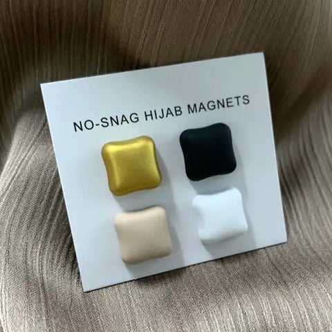 Maryam’s Essential 4pcs Square Hijab Magnets