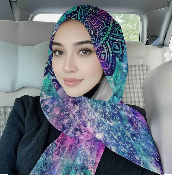Maryam’s Essential Luxury Premium Printed Polyester Hijab
