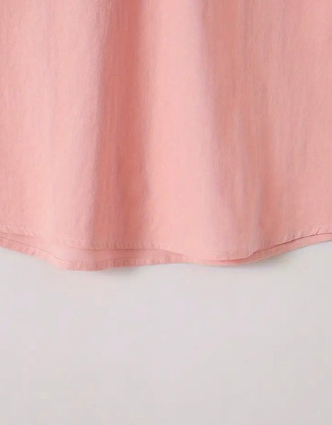 Maryam’s Essential Breathable Hood Drawstring Sleeveless Cotton Linen Top Tank