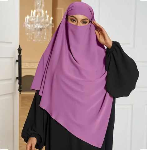 Maryam’s Essential Luxury Plain Khimar Hijab