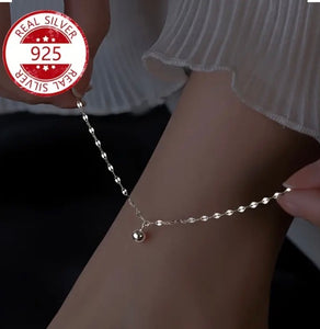 Maryam’s Essential Luxury 925 Sterling Silver Hypoallergenic Waterproof Anklet