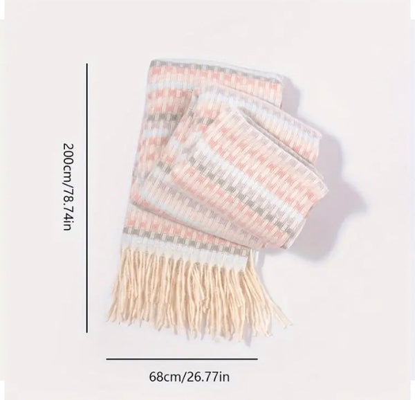 Maryam’s Essential Luxury Print Cashmere Shawl Wrap Scarf