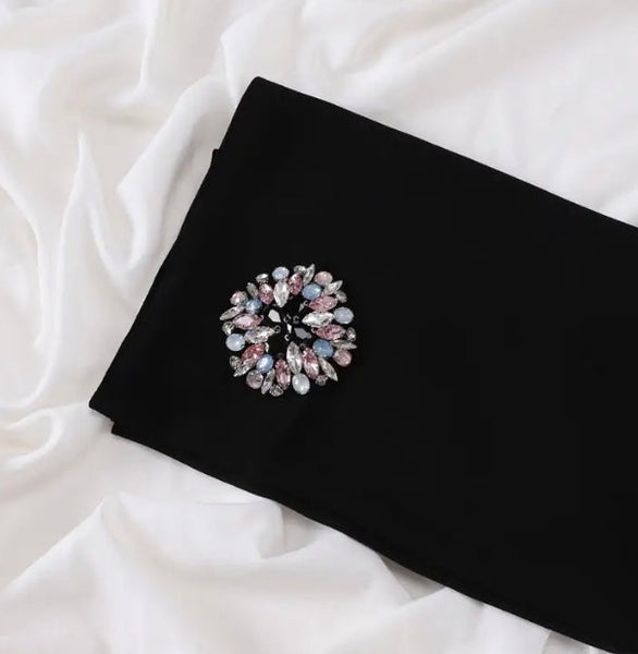 Maryam's Diamond Style Stunning Luxury Chiffon Hijab/Shawl