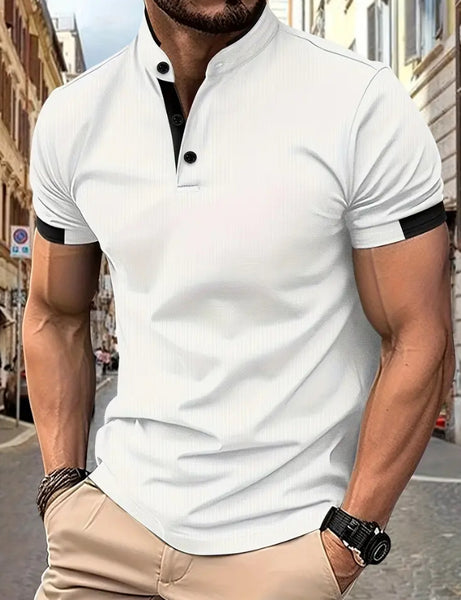 Maryam’s Essential Casual Breathable Short Sleeves Button Shirt