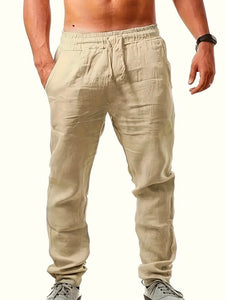 Maryam’s Essential Lightweight Breathable Drawstring Cotton Linen Loose Pant