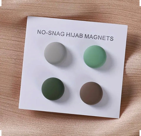 Maryam’s Essential 4pcs Candy Colours Hijab Magnets