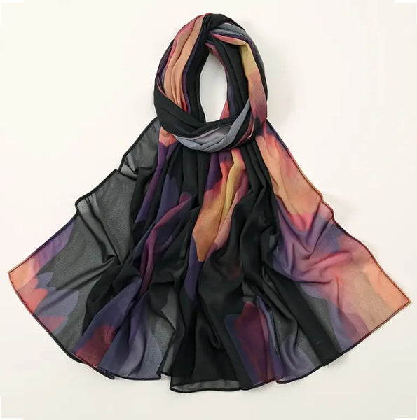 Maryam’s Essential Premium Printed Chiffon Hijab