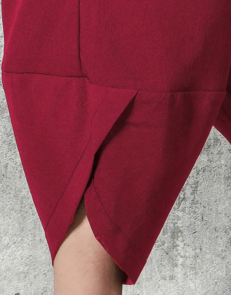 Maryam’s Essential Luxury Vintage Drawstring Wide Leg Cropped Harem Trouser