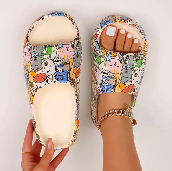 Maryam’s Essential Cute Cartoon EVA Slip on Slide Slippers