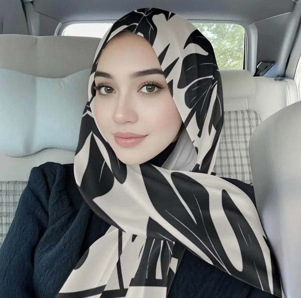 Maryam’s Essential Premium Printed Polyester Hijab