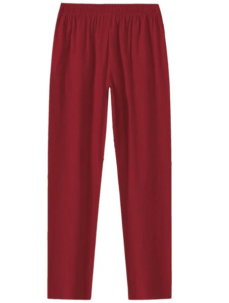 Maryam’s Essential Lightweight Breathable Drawstring Cotton Linen Loose Pant