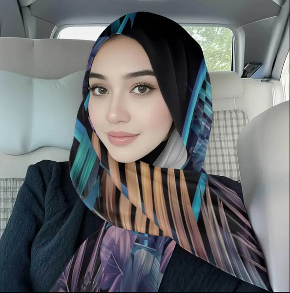 Maryam’s Essential Luxury Premium Printed Polyester Hijab