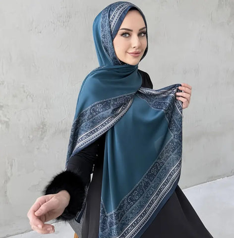 Maryam’s Essential Premium Printed Chiffon Hijab