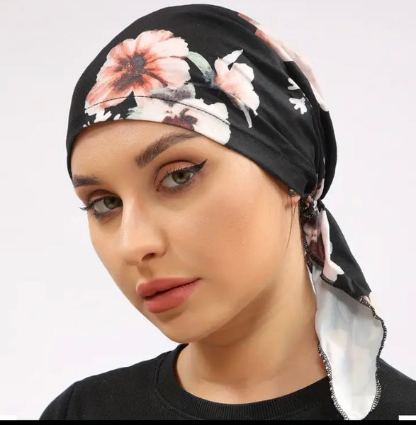 Maryam's Essential Pre-Tied Print Headscarf Hijab