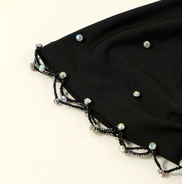 Maryam’s Essential Diamanté Elegant Everyday & Formal Chic Pre - Tied Head-wrap Hijab